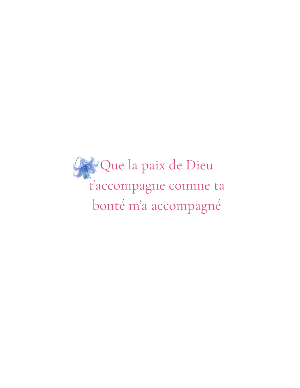 Carte remerciement- colibri