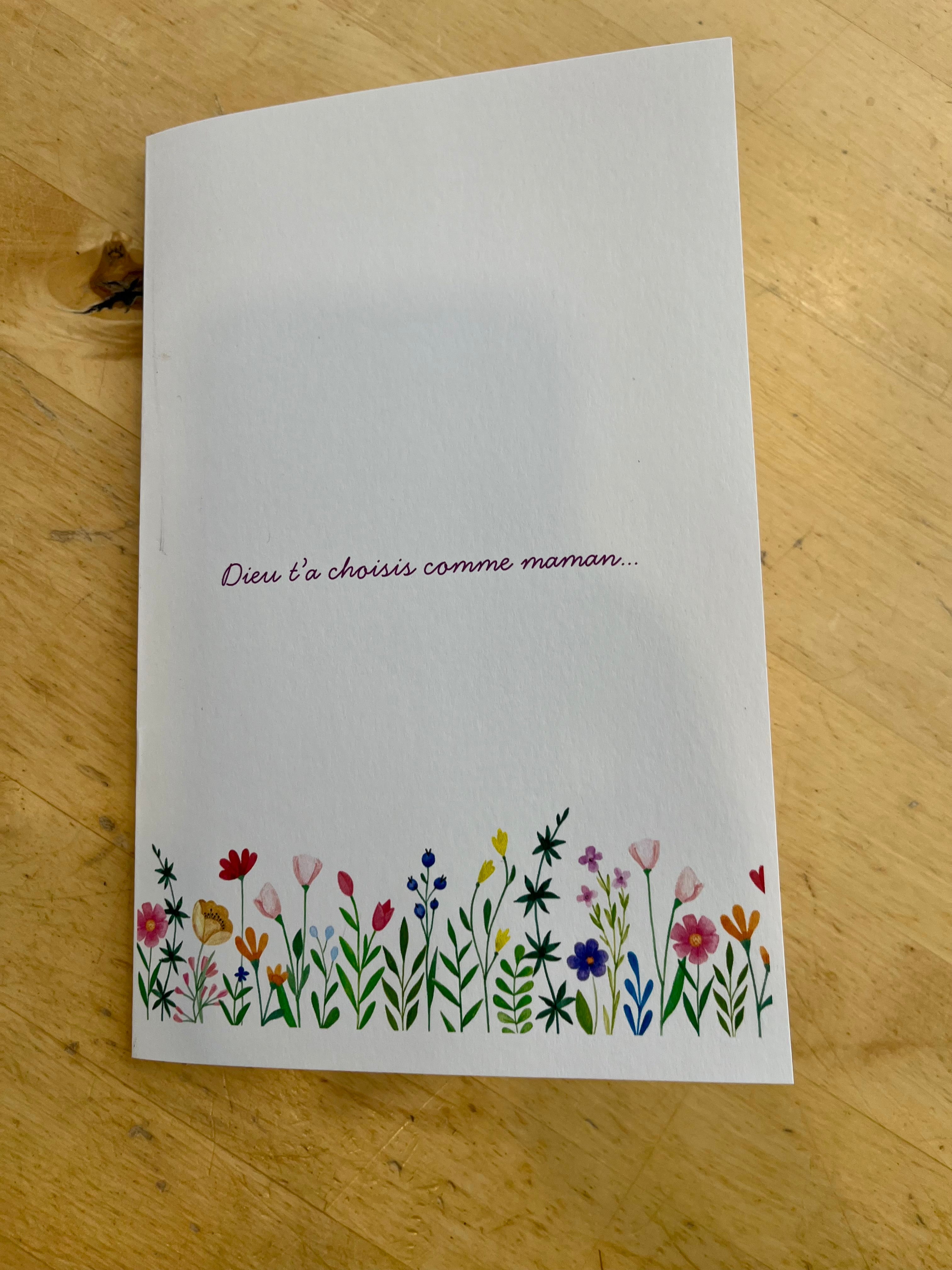 Carte fête des mères- Jardin