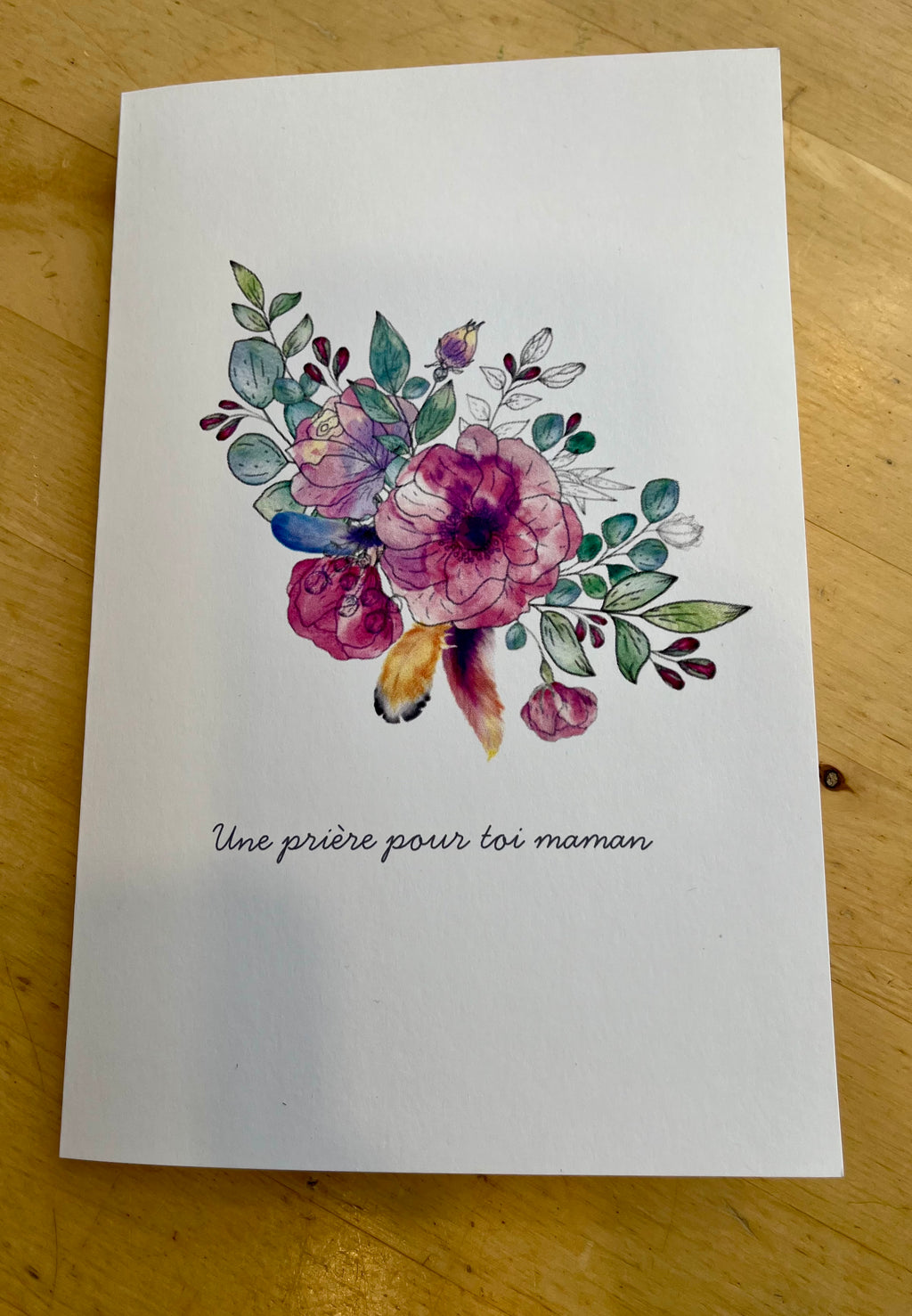 Carte fête des mères- floral