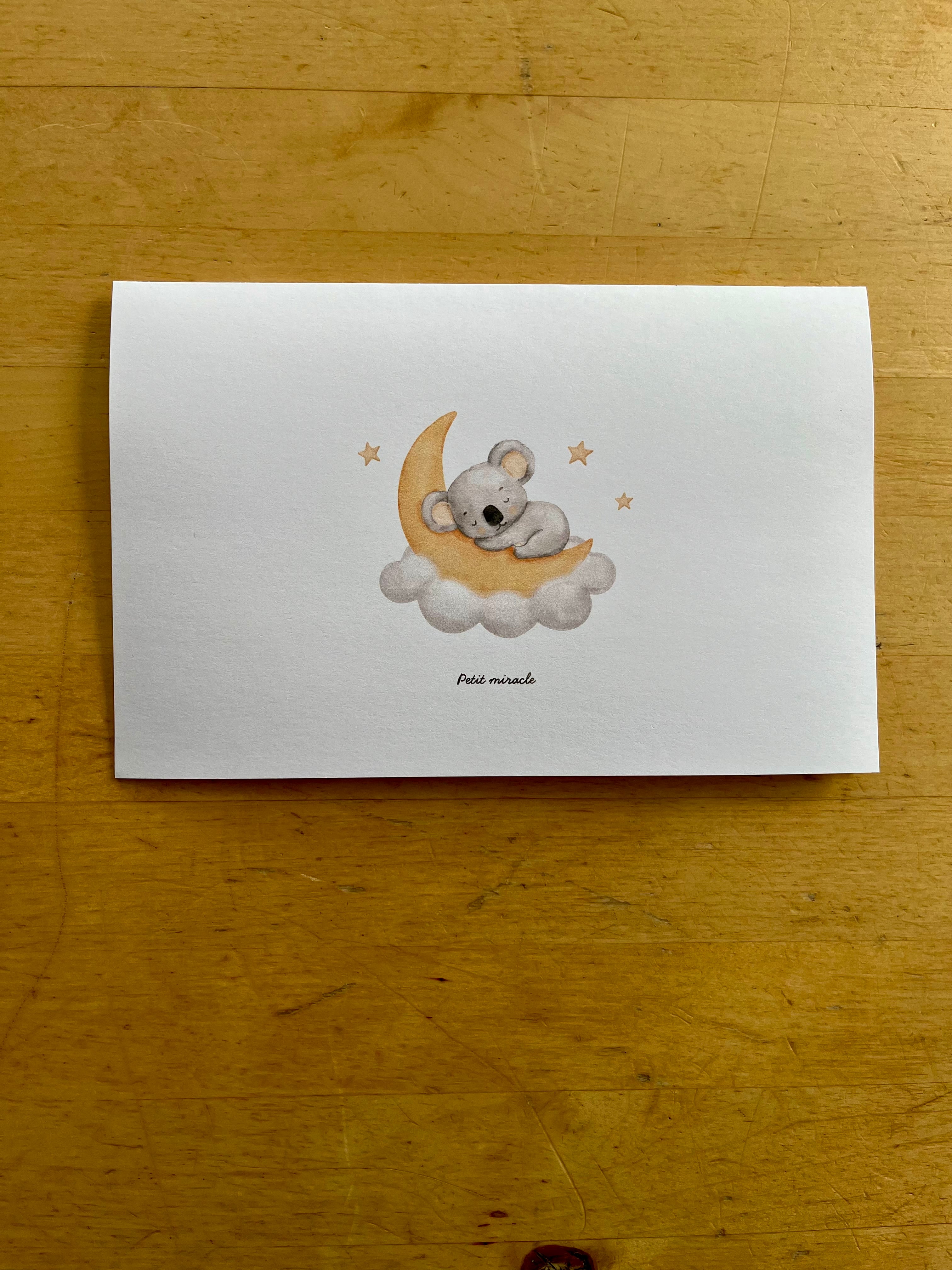 Carte de naissance- Lune