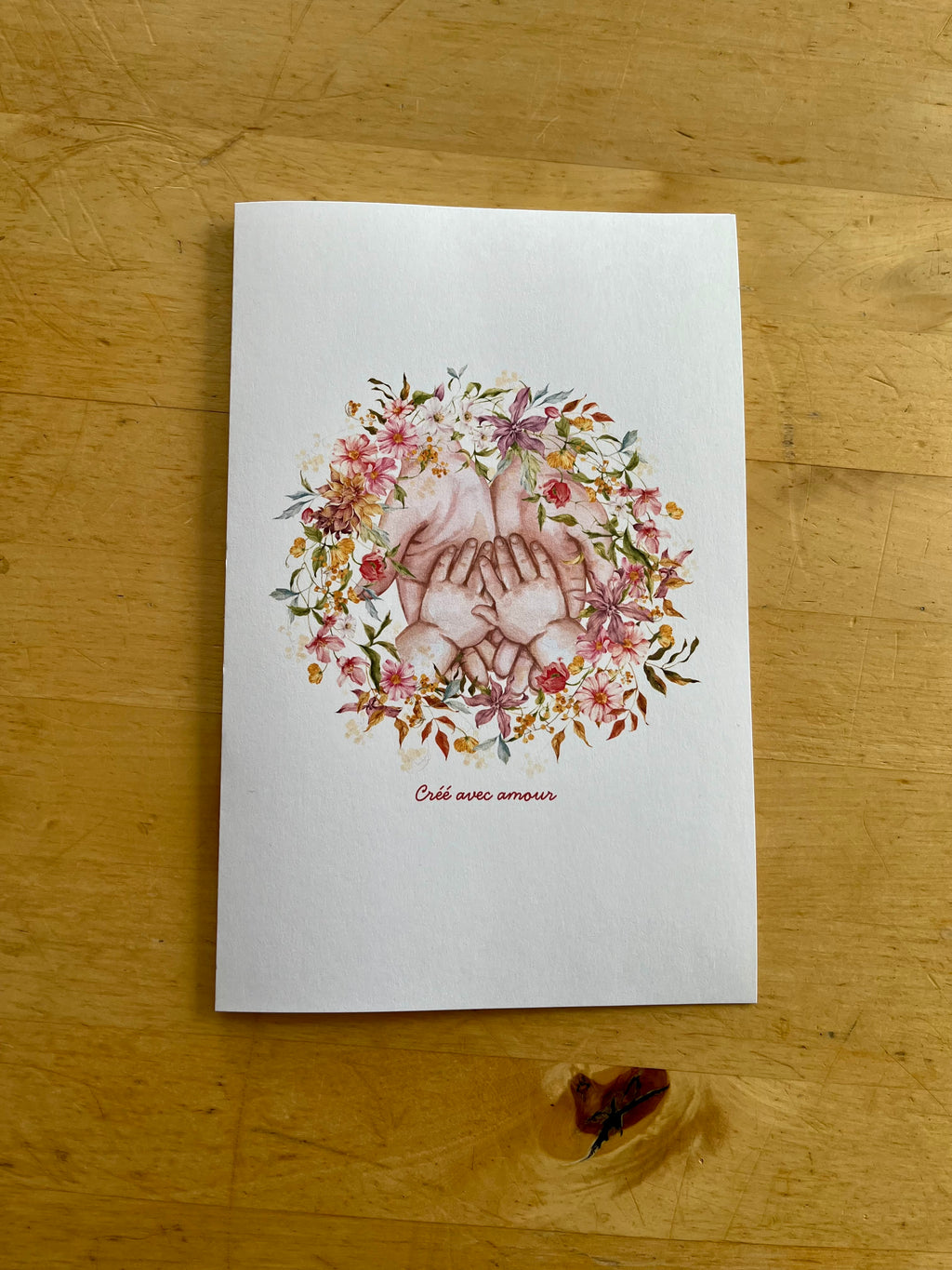 Carte de naissance- Mains